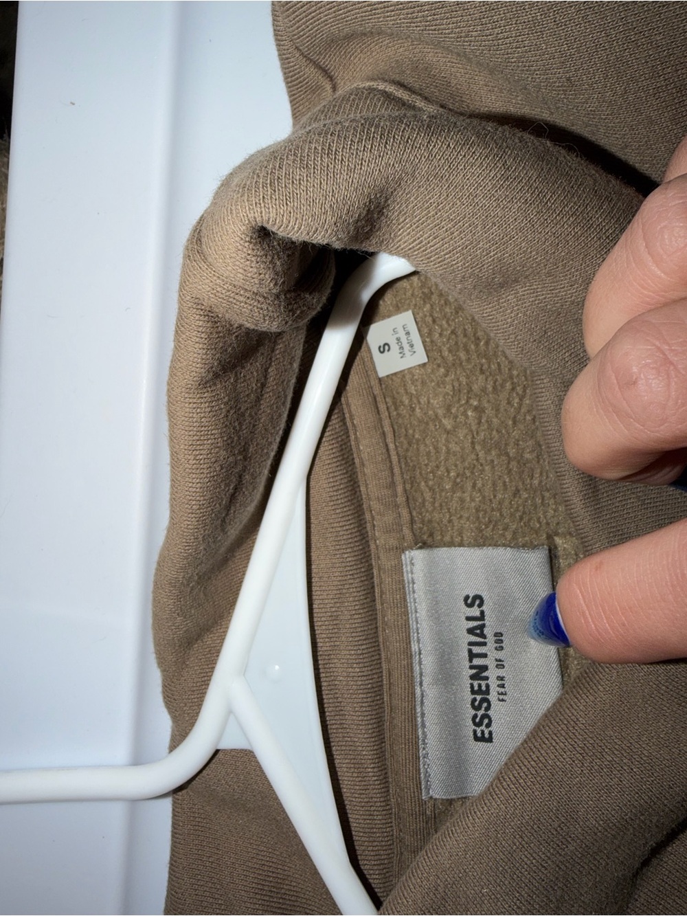 ESSENTIALS Brown Pullover Sweatshirt - Picture 4 of 4